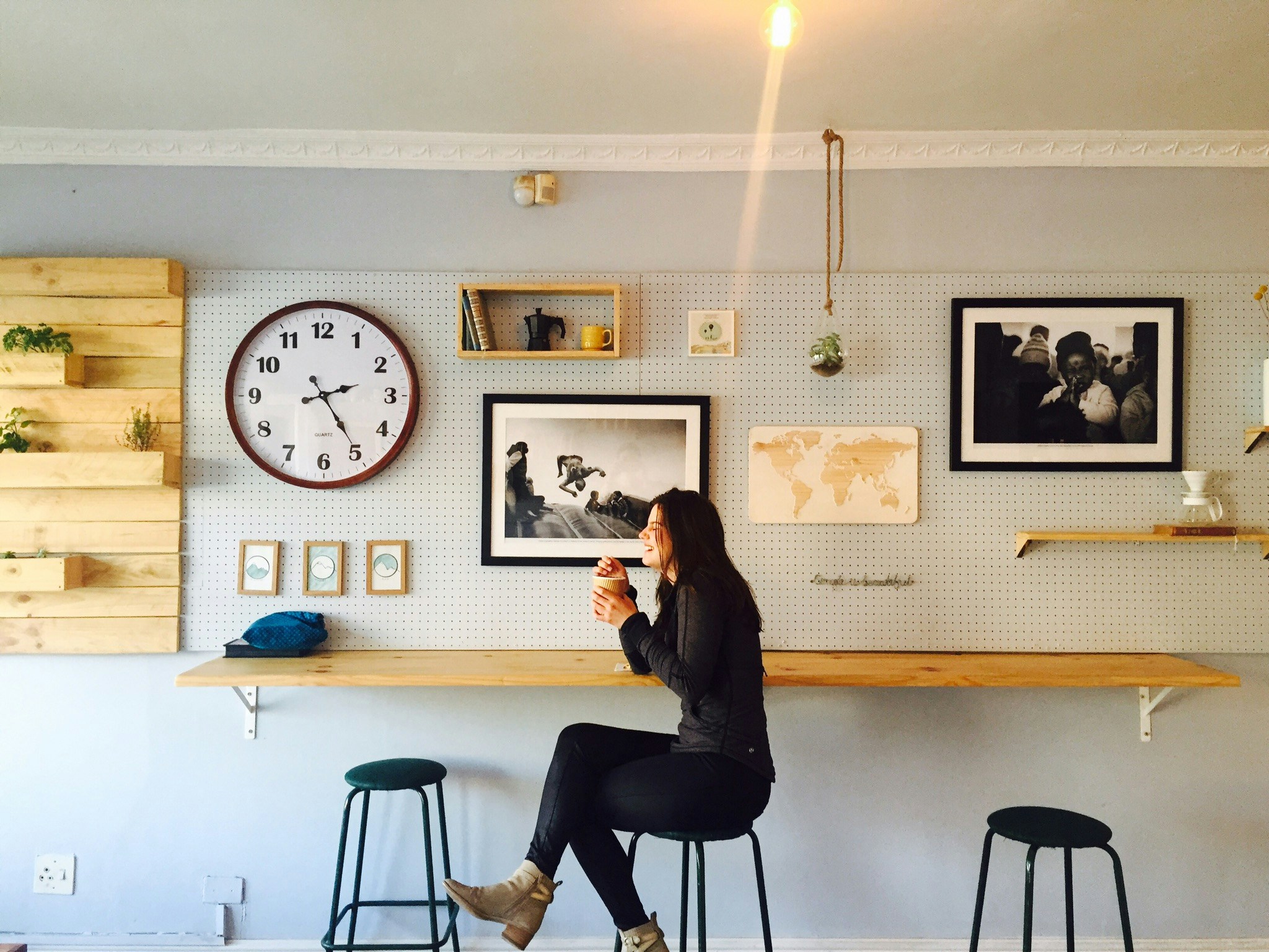 Girl writing at a desk